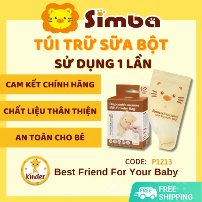 [CHÍNH HÃNG] Túi Trữ Sữa Bột Dùng 1 Lần Simba