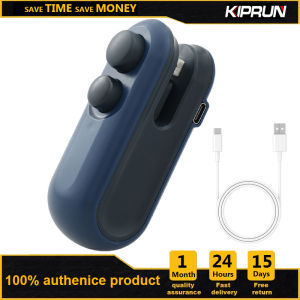 KIPRUN เครื่องซีลถุงอาหารขนาดเล็กเครื่องรีดปากถุงสำหรับถุงพลาสติกเครื่องซีลพลาสติกแบบชาร์จไฟ USB อุปกรณ์ครัว