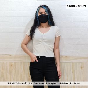 4842 NOELLA SHIRRED TOP