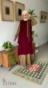 NAMIRA Dress Madina mix Ceruty: Desain Modern & Nyaman