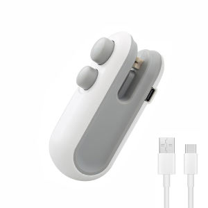 Brifit Mini Bag Sealer 2 in 1 USB Rechargeable Chip Bag Sealer Heat Seal ToolPortable Handheld Vacuum Food Sealer Bag Sealing Machine for Snacks Chips Fresh Storage Snack Bags