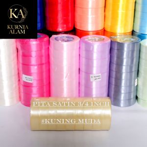 Pita Satin Eagle Import Taiwan Ukuran lebar 2cm atau 3/4 inch Untuk Dekorasi Bungkus Kado dan Souvenir