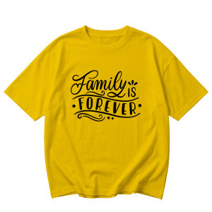 Family is Forever Matching Family T-Shirt Luminous Blue Color of the Year Tshirt for Men Women Kids