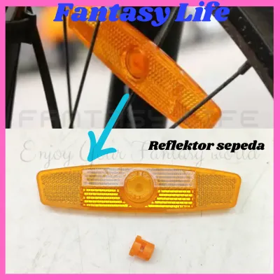 Fantasy Reflektor Mata Kucing Jari-Jari Sepeda / Reflektor spoke Jari Jari Sepeda