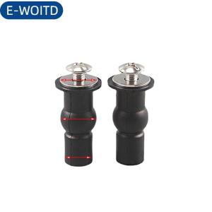 E-WOITD 2pcs M5 nhà vệ sinh chỗ vít Nut Bìa nắp đầu sửa chữa mù lỗ phù hợp Bộ dụng cụ phụ kiện phòng tắm thay thế nhà vệ sinh chỗ vít