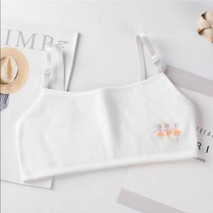 ชั้นในเด็ก บราเด็กผู้หญิง สายเดี่ยวมาใหม่ สีขาว ครีม ฟ้า ชมพู ผ้านุ่มมากพร้อมส่ง ราคา/1ตัว