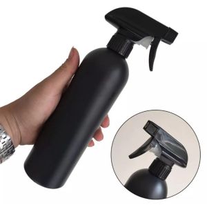 Matte Powerful Dispenser Mist Sprayer Black Bottle Multi-Functional Nozzle Lock Mist 500ml