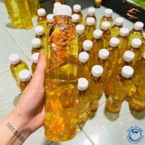 Rượu Men lá chuẩn ngâm nấm Đông trùng hạ thảo nguyên con đặc sản người vùng cao Tây Bắc