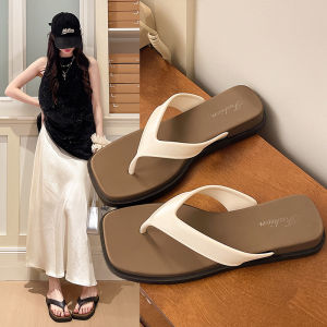 [Free Shipping] WomenS Summer New Style Wedge Flip-Flops For Outdoor Wear Fashionable With Skirts Thick-Soled Non-Slip Suitable For Beach And Seaside