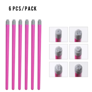 10/6Pcs Nail Art Stamp Pen Set Floral Butterfly Patterns Stamper Kit Printer Nail Art Stamping Plates Tools Nail Supplies