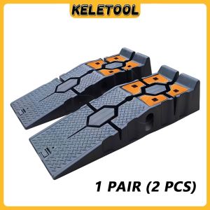 Heavy Duty Plastic Car Ramps Height Ramp Support Stand For Vehicle Truck Oil Change Auto Maintenance