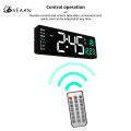 ⚡ ️ Domestic Shipping ⚡16 Inch Digital Wall Clock Large Alarm Clock Remote Control,Led Numbers Clock,Wall Hanging,16 Inch Large Alarm Clock Remote Control,Date,Week,Temperature,Dual Alarm Clock,Led Digital Clock Ready To Ship. 