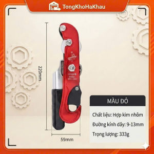 [Hàng Có Sẵn] Thiết Bị Xuống Dây tự động khoá dây Leo Núi Leo Núi Ngoài Trời