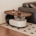 [CozyNest ]Italian Oval Coffee Table/Rock Slab Top/Modern Living Room Side Table/SG Seller. 