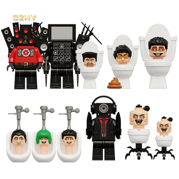 Titan Audio Man Secret Service Block Toys Figure Skibidi Toilet