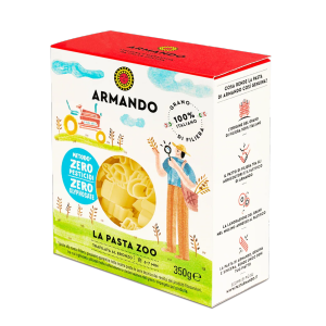 Armando Zero Pesticide Pasta for Kids | 100% Italian Wheat Pasta | Halal Baby Pasta