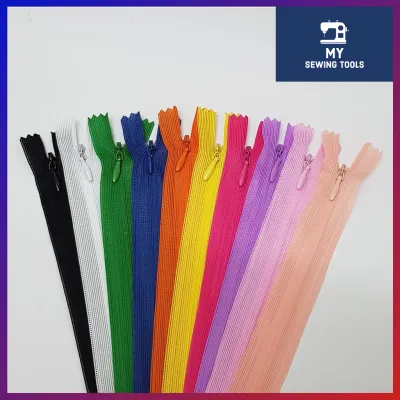 SCZ Invisible Zip / Hidden Zip / Invisible Zipper (1pc) 8inch-22inch | Zip Sorok SCZ / Zip Sembunyi / Zip Susuk