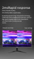 24 Inch IPS Monitor 75Hz Full HD Frameless Gaming Computer PC Laptop Office Design Monitor. 