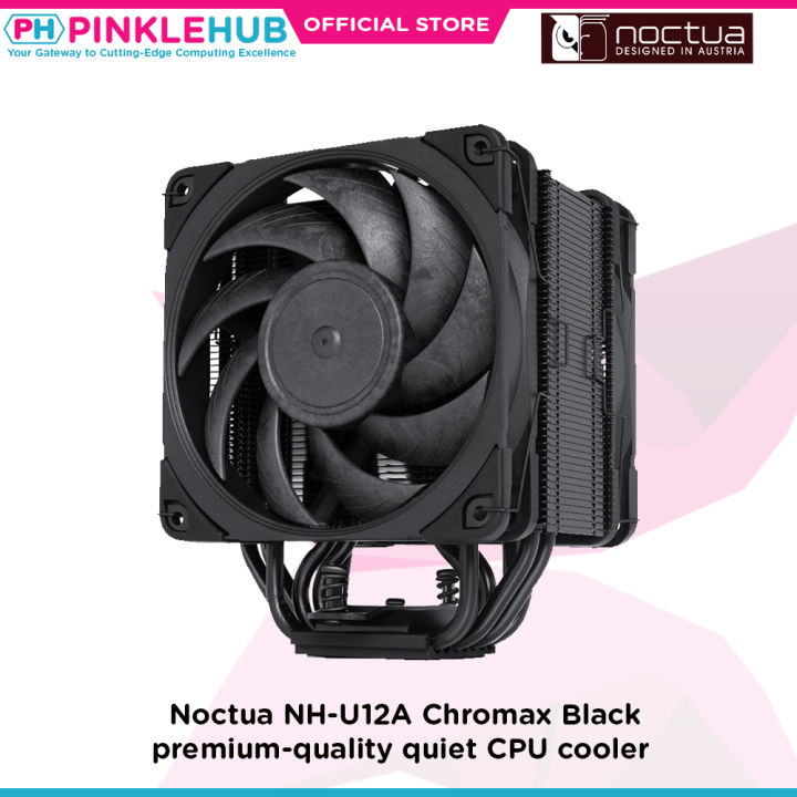 REFRIGERADOR CPU NOCTUA NH-U12A CH-BK CHROMAX BLACK MULTISOCKET INTEL AMD - miniatura 2