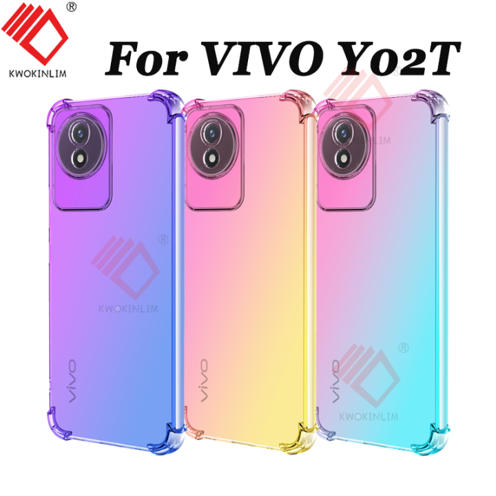 For Vivo y02t Phone Case Soft Silicone Ultra Thin Anti Sweat Anti