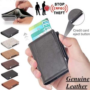 Anti Theft Credit Card Holder Aluminium Men Women Metal MIni Wallet for Cards Business Slim Card Package RFID Protector Smart Wallet