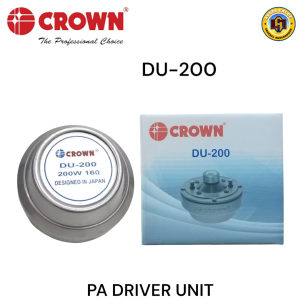 CROWN DU-200 PA Driver Unit 200W 160 Designed in Japan