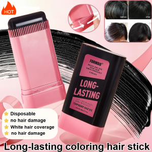 Cover gray hair without damaging hair Natural plant hair dye sticks Disposable hair dye combs High-efficiency dyeing hair dye sticks Gray hair covering sticks Long-lasting coloring and quick gray hair covering hair dye