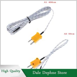 [Dale Dephne] 1 dây cáp đầu dò cặp nhiệt điện cảm biến nhiệt độ loại K 0.5/4M