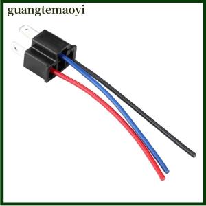 guangtemaoyi 9003 H4 Bulb Socket Male Adapter Connector Car Headlight Fog Lamp Male Adapter Socket Wiring Harness Headlamp Connector