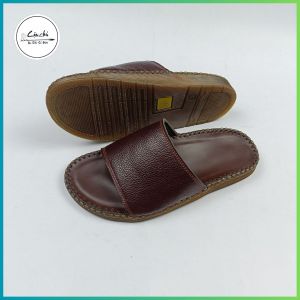 Dép nam quai ngang da bò DT08 đế doctor đơn giản thích thì không cần phải giải thích
