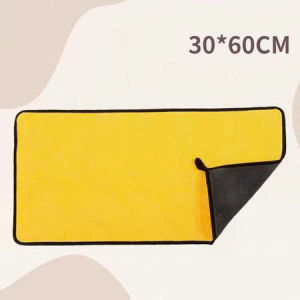 Khăn lau xe Microfiber cao cấp không rụng lông khăn lau ô tô xe hơi chuyên dụng mềm mịn siêu thấm hút