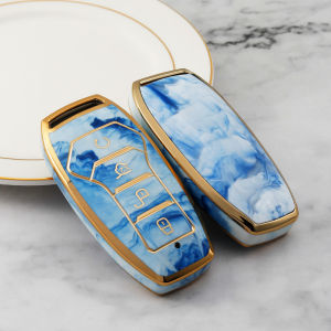 เหมาะสำหรับ BYD ซีลกุญแจรถรูปโลมา Sealion5 6 หัวเข็มขัดเปลือกหอยสำหรับผู้หญิงที่มีความคิดสร้างสรรค์และครอบคลุมเต็มรูปแบบ