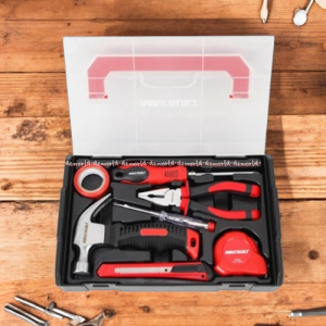 Maxbuilt 7pcs Home Tool Kit Alat Perkakas Obeng Tang Isolasi 1set Dengan Box Max Built Praktis Digunakan Grip Handle Ergonomis