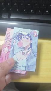 2Pcs/Set Alien Stage Anime Photo Card Mizi Sua Small Card 3inch Bookmark Collection Friends Exquisite Gift Waterproof Children Supplies