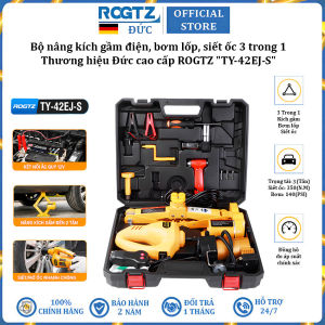 Bộ nâng kích gầm điện máy bơm lốp và máy siết ốc ô tô đa năng 3 trong 1 ROGTZ TY-42EJ-S