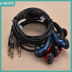 【E-WOITD】 Tự làm Mx500 âm bass nặng đầu phẳng Tai nghe Earbuds với Mic chất lượng cao nghiên cứu thể thao tai nghe