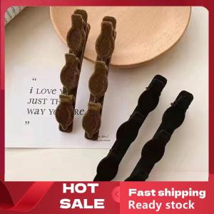🚚【Local Express Delivery】🚚 Forehead Flock Braided Hair Clip Accessory New Solid Color Braided Hair Clips Small Fragrant Hair Clip Shredded Hair Bangs Clip