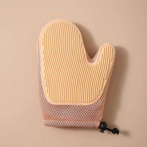 Double Sided Pet Hair Removal Glove Grooming Tool Mitt Massage Brush Floating Hair Collector Cat Dog Fur Remover