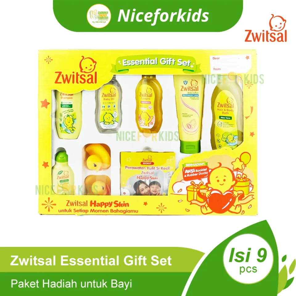 Zwitsal Baby Gift Set Natural Essential Kado Lahiran Bayi