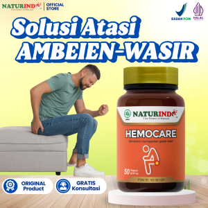 Obat Ambeien yang Ampuh Ambeyen Anus keluar dan Wasir Berdarah Stadium 4 Kapsul Herbal HEMOCARE