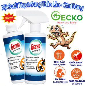 Chai Xịt Thằn Lằn Thạch Sùng GECKO AWAY SPRAY 500ml - Mùi Hương Dễ Chịu Xua Đuổi Côn Trùng