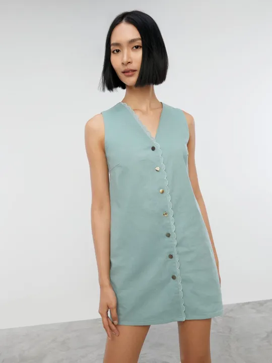 Mid-Length Mini Crepe Column Regular Casual Dress clf15969 main image 0