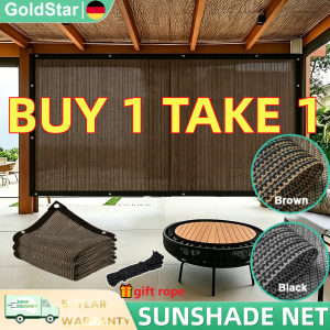 Gold Star 90% Anti-UV Sunshade Net 90% Shading Rate Outdoor Garden Net Farm Net Greenhouse Net Shade Cloth Net Car Cover Sunshade Outdoor Waterproof