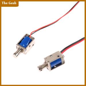 [The Gesh] โซลินอยด์แบบผลักและดึง DC 3V 5V 6V 9V 12V 4mm