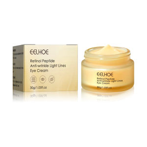 Eelhoe Retinol Peptide Anti Wrinkles Lighting Eye Cream Firming Eye Cream Remove Dark Circles Eye Bags Improve Puffiness Smoothing Fine Lines Anti Aging Eyes Cream Eye Care (30g)