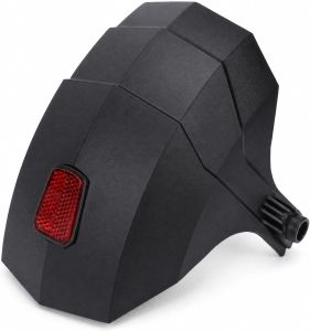 Jiawu Rear Mudguard for Kukirin G4 ABS Plastic Mud Flap with Reflective Strip Replacement Rear for Kukirin G4 Mudguard