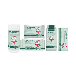 Zappy All Natural Biodegradable Food Contact Wipes / 100 Sheets (Single Sheet Individually Packed) /10 Sheets (Single Sheet Individually Packed)/ 15 Sheets Resealable / 50 Sheets Resealable/ 70 Sheets Canister Resealable