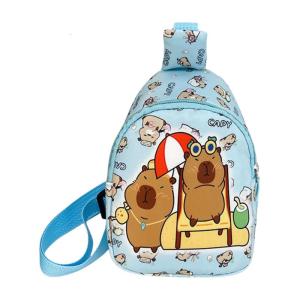 Đáng yêu phim hoạt hình cáp treo túi cho trẻ em túi ngực nhỏ Daypack với dây kéo trẻ em Balo đeo chéo thời trang fannys gói