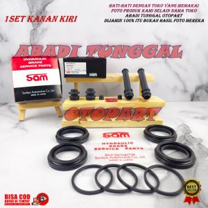 KIT REM CAKRAM DEPAN ALL NEW PAJERO DAKAR 2016 SAMPAI 2019 KIRI KANAN 1SET SAM