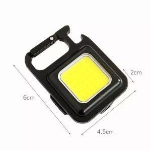 Đèn Pin Mini kiêm Móc Khoá 3 chế Độ Sáng Pin Sạc Type C